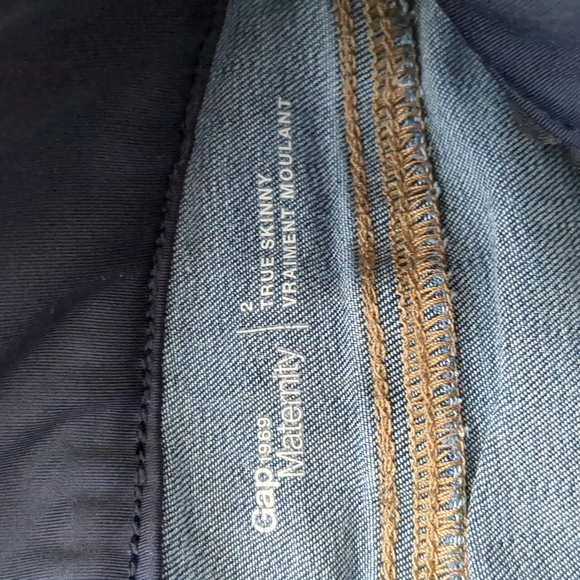 Gap Maternity skinny jeans, True Skinny, size 2 or 26 - Picture 2 of 4